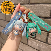 【In Stock】Vocaloid Hatsune Miku Cosplay Key Rings Props Doll Prop